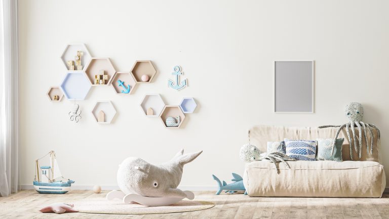 Sea theme nursery room