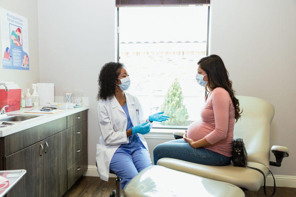 obgyn talking to patient