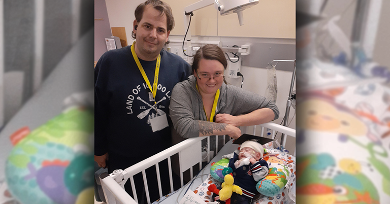 Baby Richard born at 21 weeks, graduating from the NICU